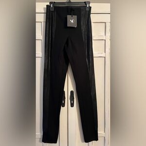 Nu Denmark Illa  Theadore Black Leggings size S Inseam 32”